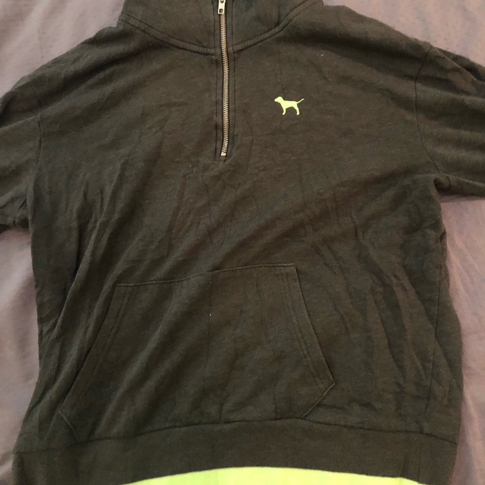 Pink half zip